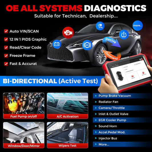 KINGBOLEN K8 Pro 8" Automotive Diagnostic
