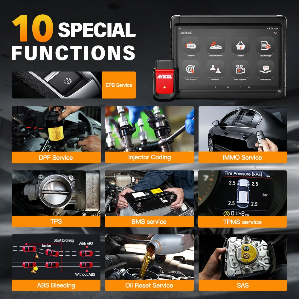 ANCEL X6 OBD2 Diagnosegerät 10