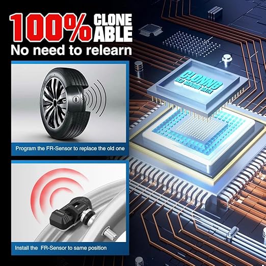 Universal TPMS Reifendrucksensor 315/433 MHz programmierbar
