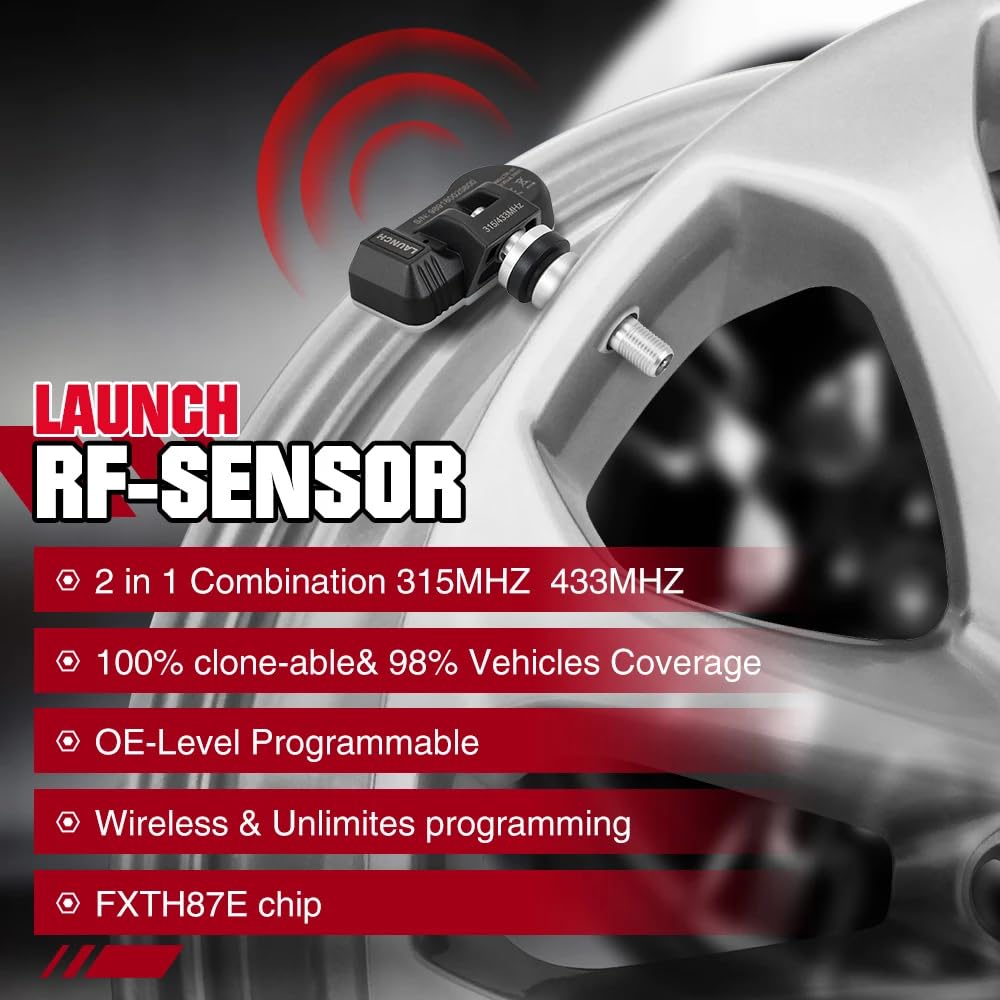 Universal TPMS Reifendrucksensor 315/433 MHz programmierbar