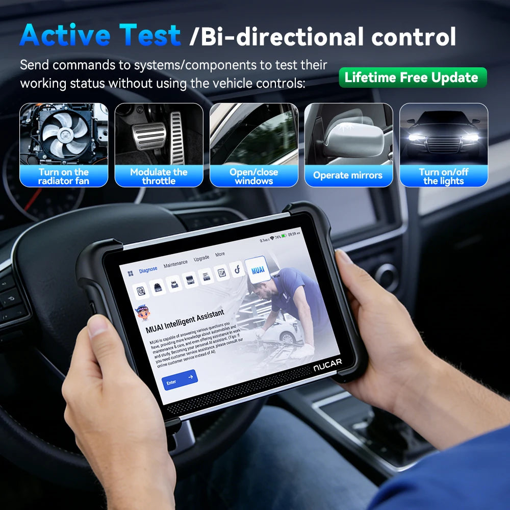 2026 MUCAR 892BT PRO OBD2-Scanner Topologie-Karte J2534 DOIP CANFD ECU-Coding