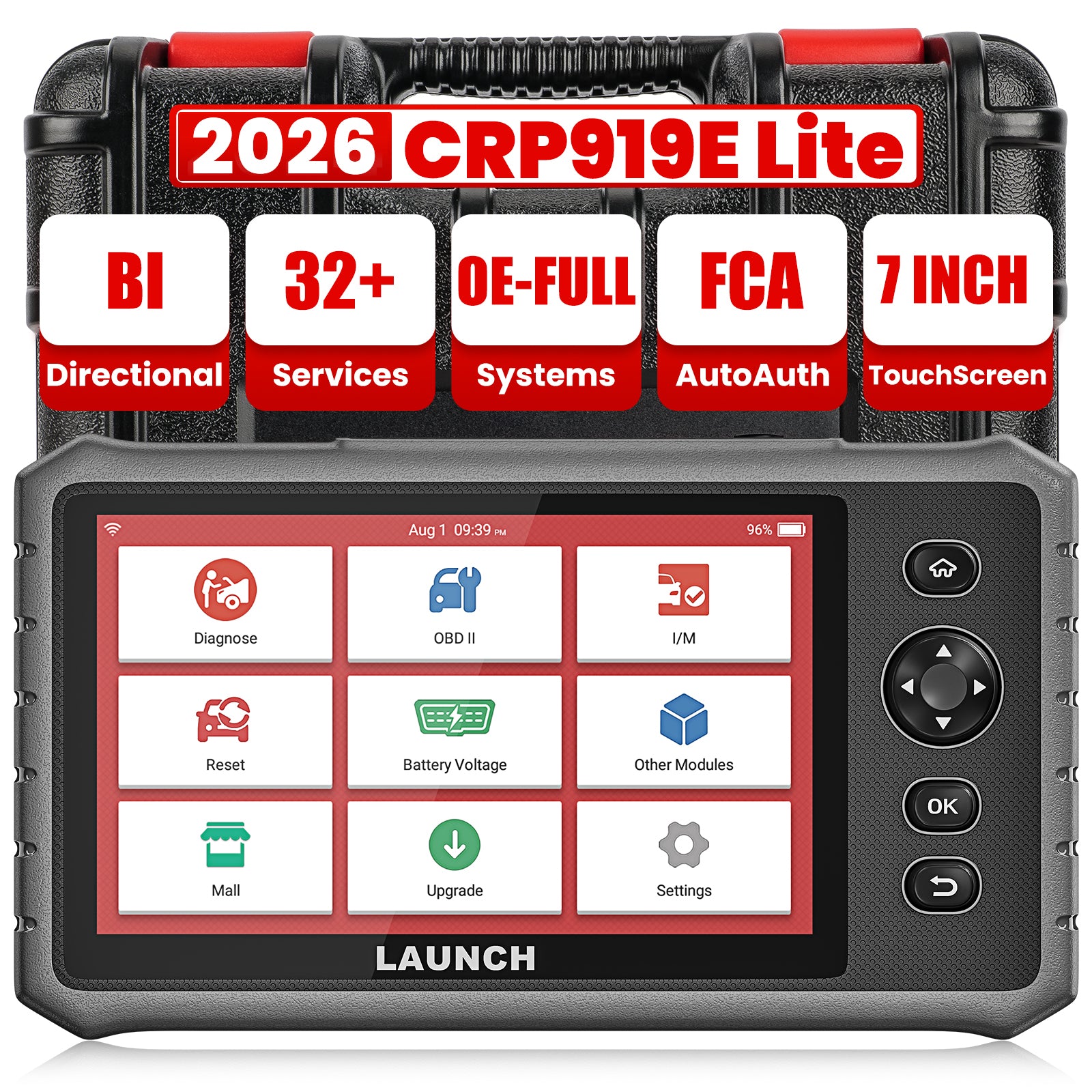 LAUNCH CRP919E Lite OBD2 Diagnosegerät Bidirektional ECU Codierung 32+ Reset 2026
