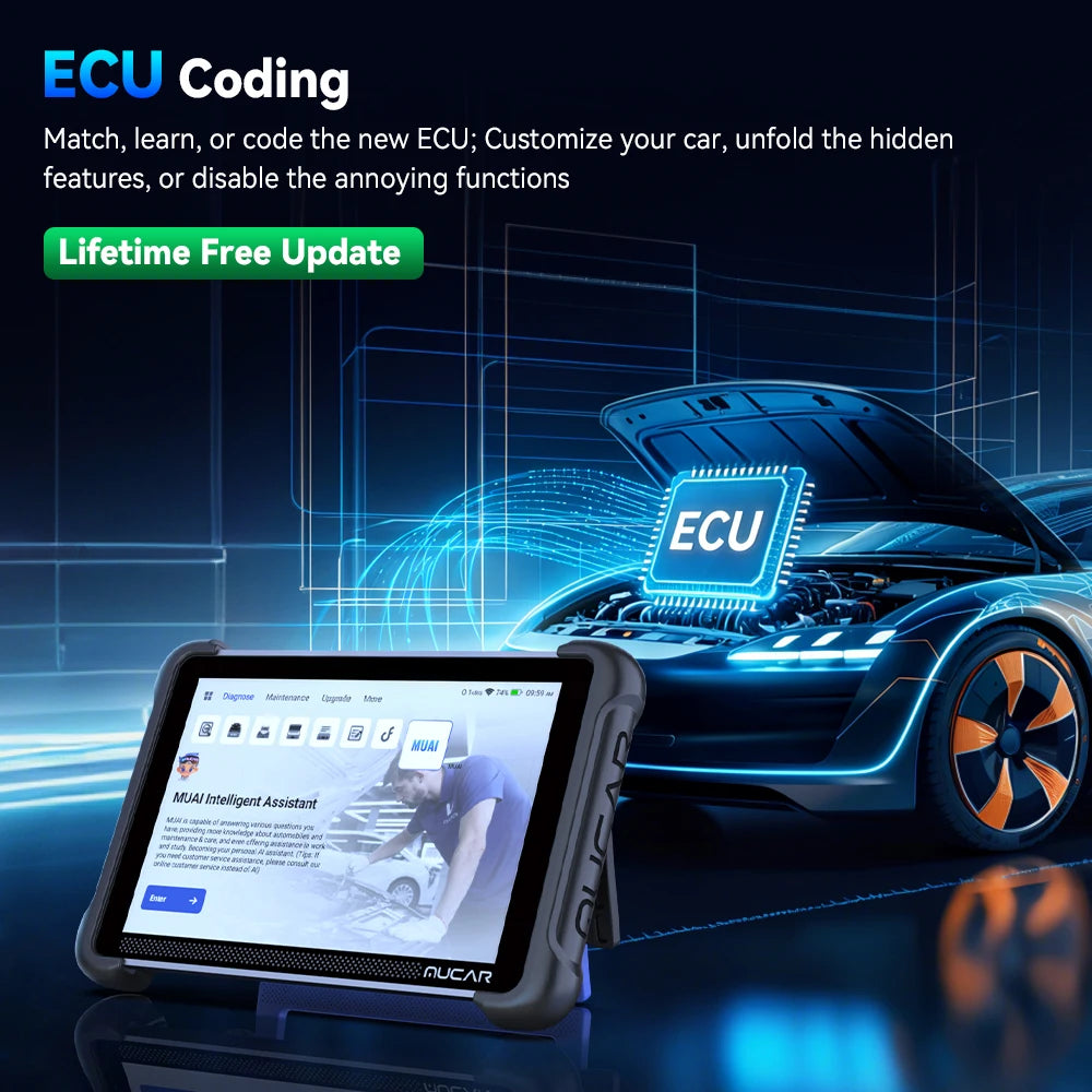 2026 MUCAR 892BT PRO OBD2-Scanner Topologie-Karte J2534 DOIP CANFD ECU-Coding