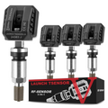 4 Stück LAUNCH TPMS Reifendrucksensor 315MHz / 433MHz Universal Metallventil RDKS