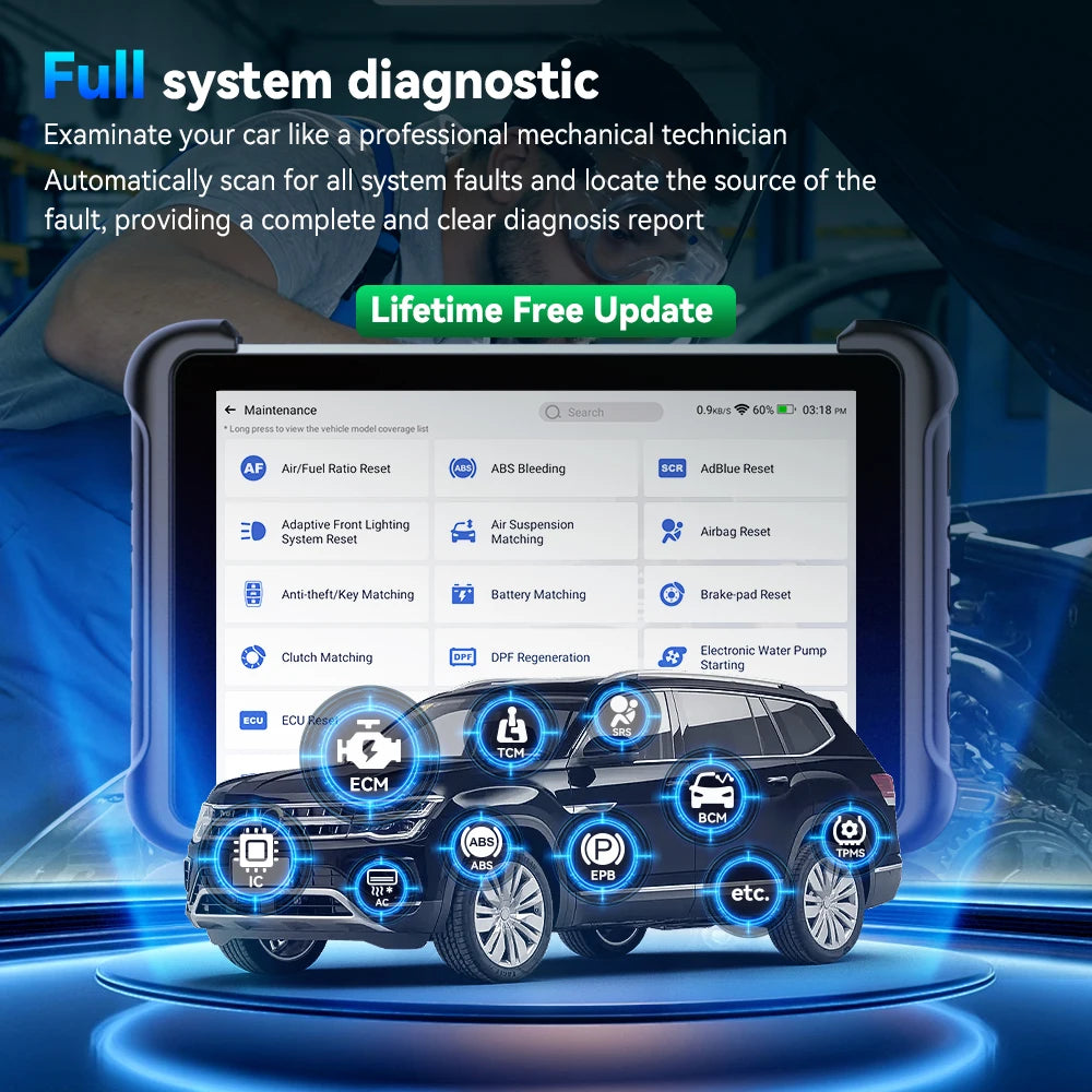 2026 MUCAR 892BT PRO OBD2-Scanner Topologie-Karte J2534 DOIP CANFD ECU-Coding