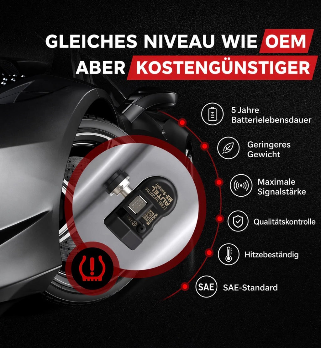 16x Autel MX Sensor 2in1 TPMS 315/433 MHz Metall universell RDKS 2026 Reifendrucksensor