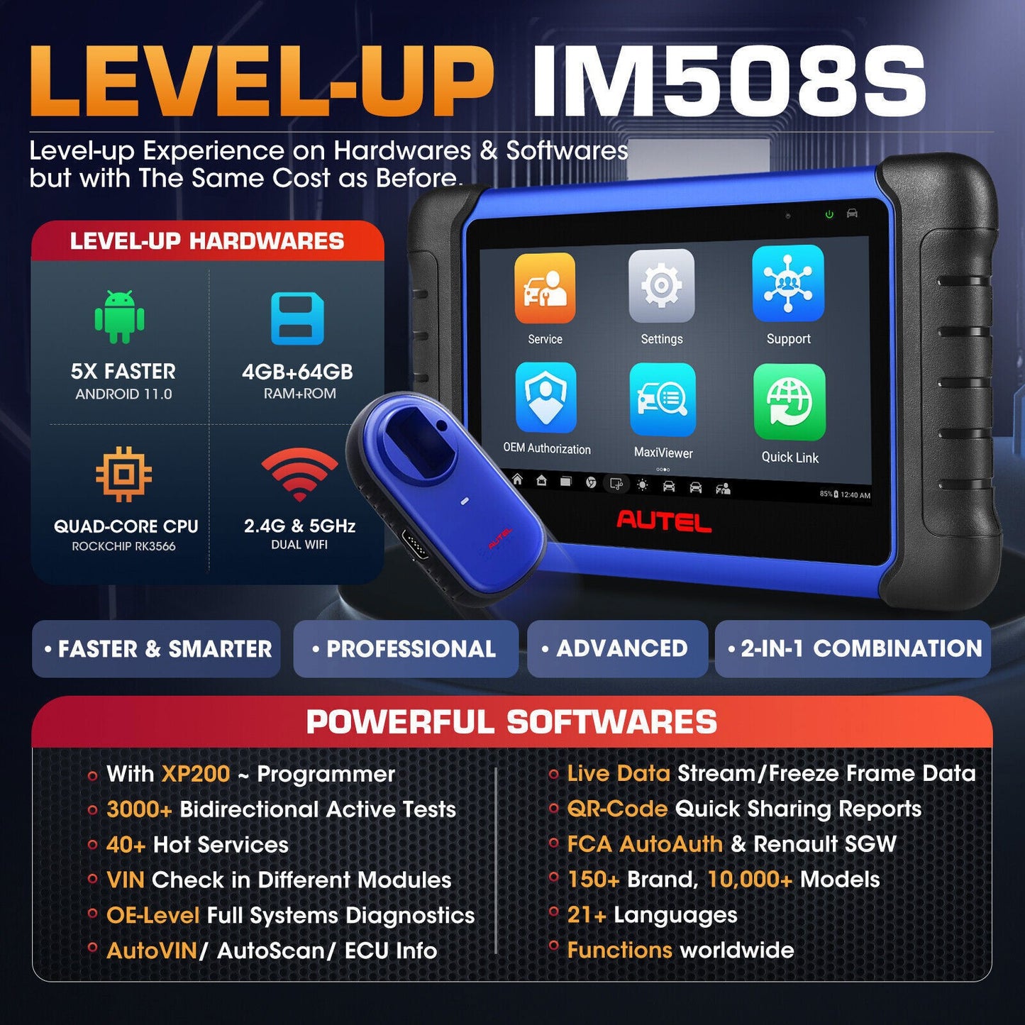 Autel MaxiIM IM508S with XP400 Pro